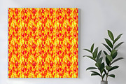 Red Yellow and Orange Impressionist, a Pattern Graphic by Sharon Schwalbe (Thumbnail 5 of 6)