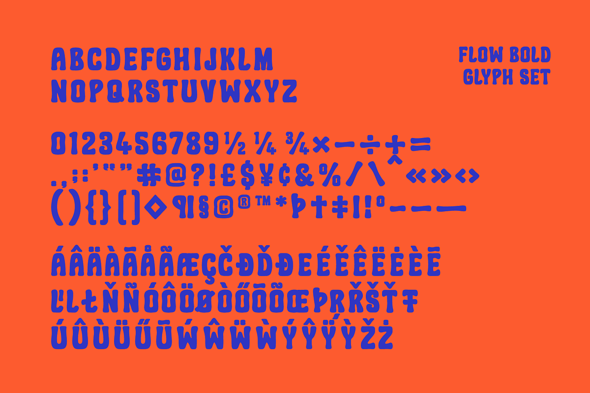 Flow Font Family, a Font by Hemphill Co (Photo 9 of 11)