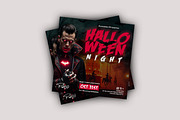 Halloween Party Flyer Template, a Flyer Template by Posterfello (Thumbnail 2 of 4)