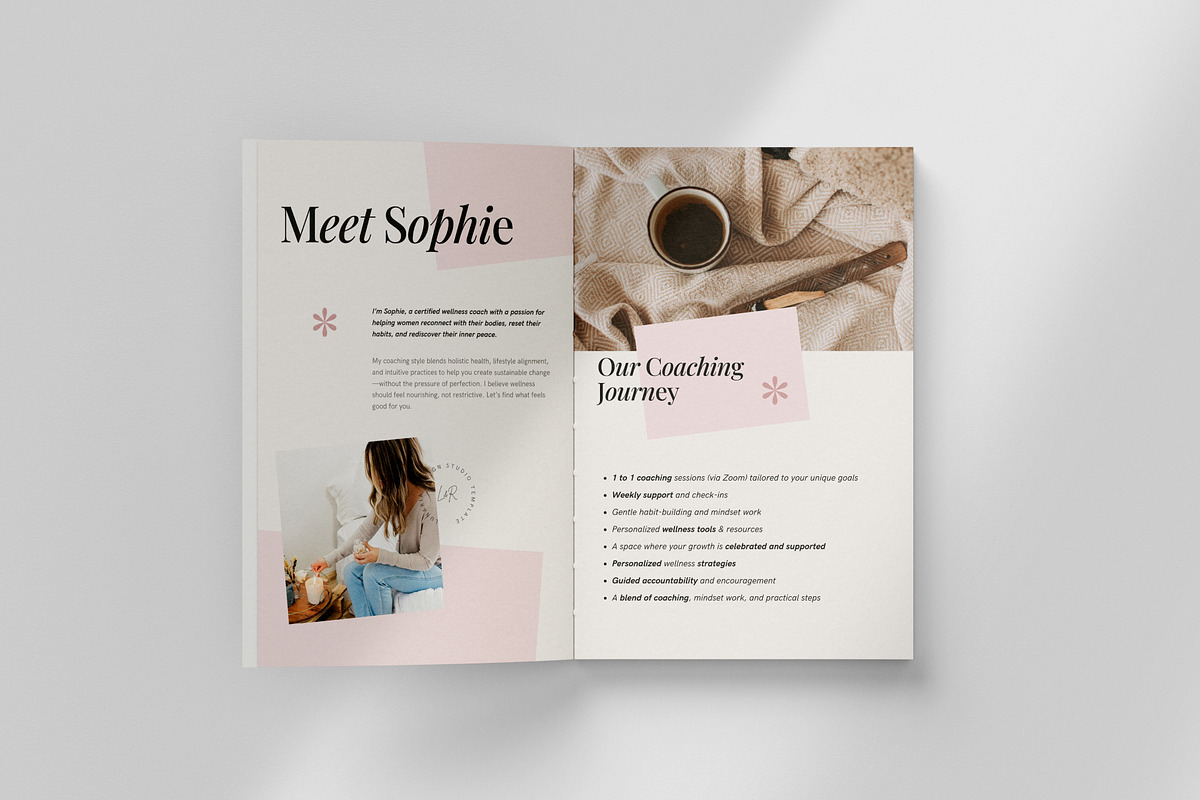 Client Welcome Packet Template, a Magazine Template by Lunaria (Photo 6 of 9)