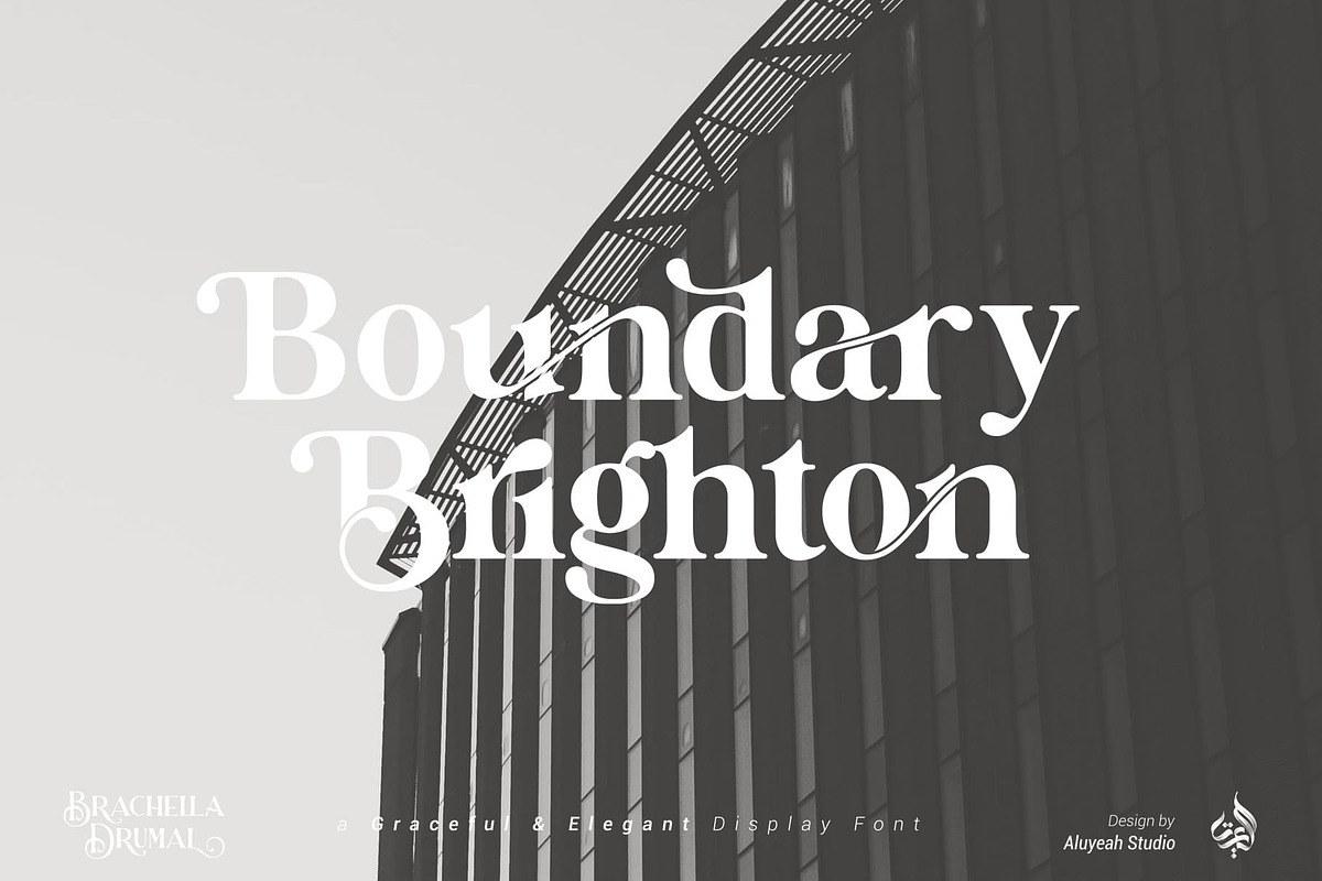Britania Ligatura, a Font by Aluyeah Studio (Photo 11 of 16)