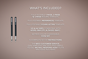 Modern Resume CV Template Word Pages, a Resume Template by The Creative Resume (Thumbnail 5 of 8)