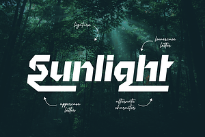 Sunlight Modern Font