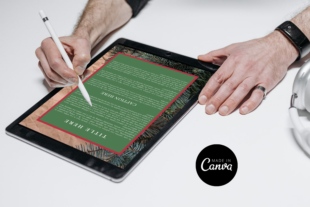 Xmas Newsletter Template for Canva, a Marketing Template by Digital By Nikoleta (Photo 10 of 10)