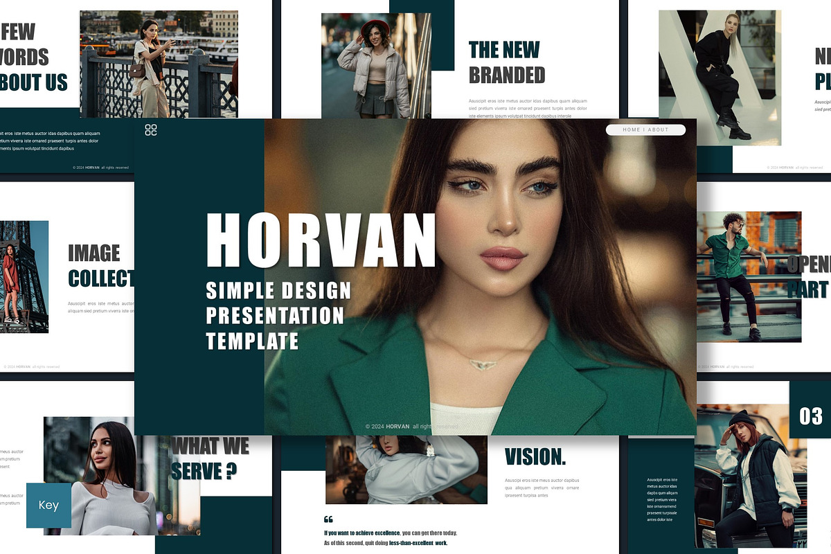 Horvan - Keynote Template, a Presentation Template by inspirasign (Photo 1 of 4)