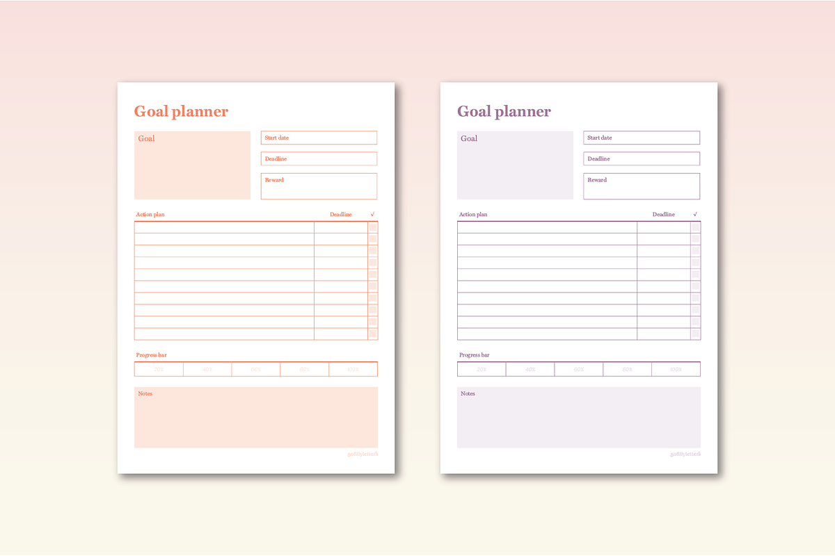 Nova Ultimate Planning Set, a Templates & Theme by Sofillyletters (Photo 2 of 4)
