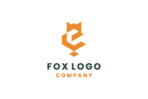 Abstract Fox Logo