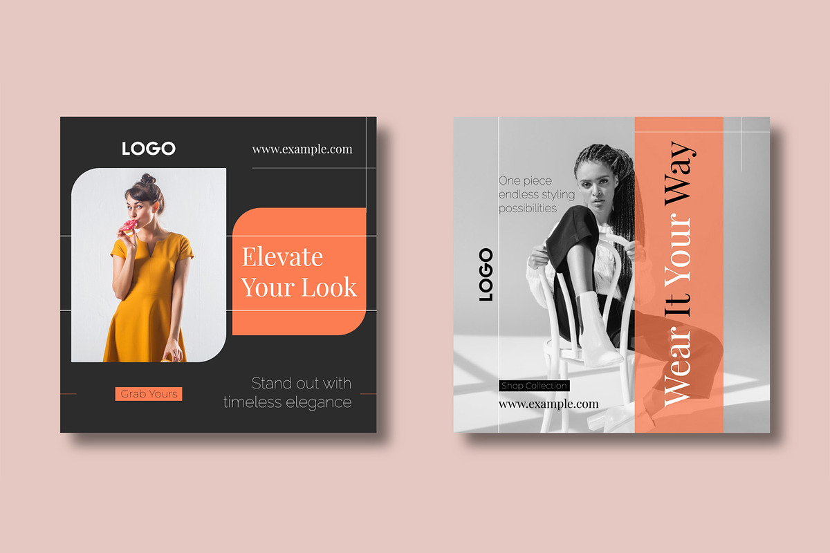 Style Branding Social Media Post, a Social Media Template by MightyDesign (Photo 3 of 8)