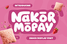 Nakor Mopay - Snack Display Font