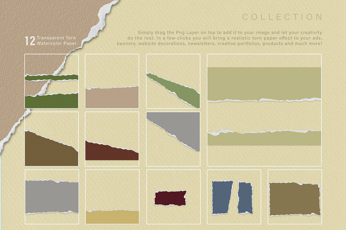 Watercolor Paper, a Texture Graphic by Suna Kosem (Photo 4 of 9)