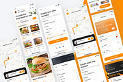 Gofud - Multipurpose Delivery App, an UI Kit Template by Sans Design (Thumbnail 5 of 6)