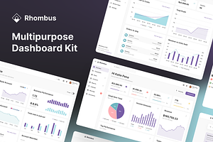 Rhombus Multipurpose Dashboard Kit
