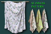 Fragrant white flowers, a Pattern Graphic by Digital illustration shop (Thumbnail 2 of 6)