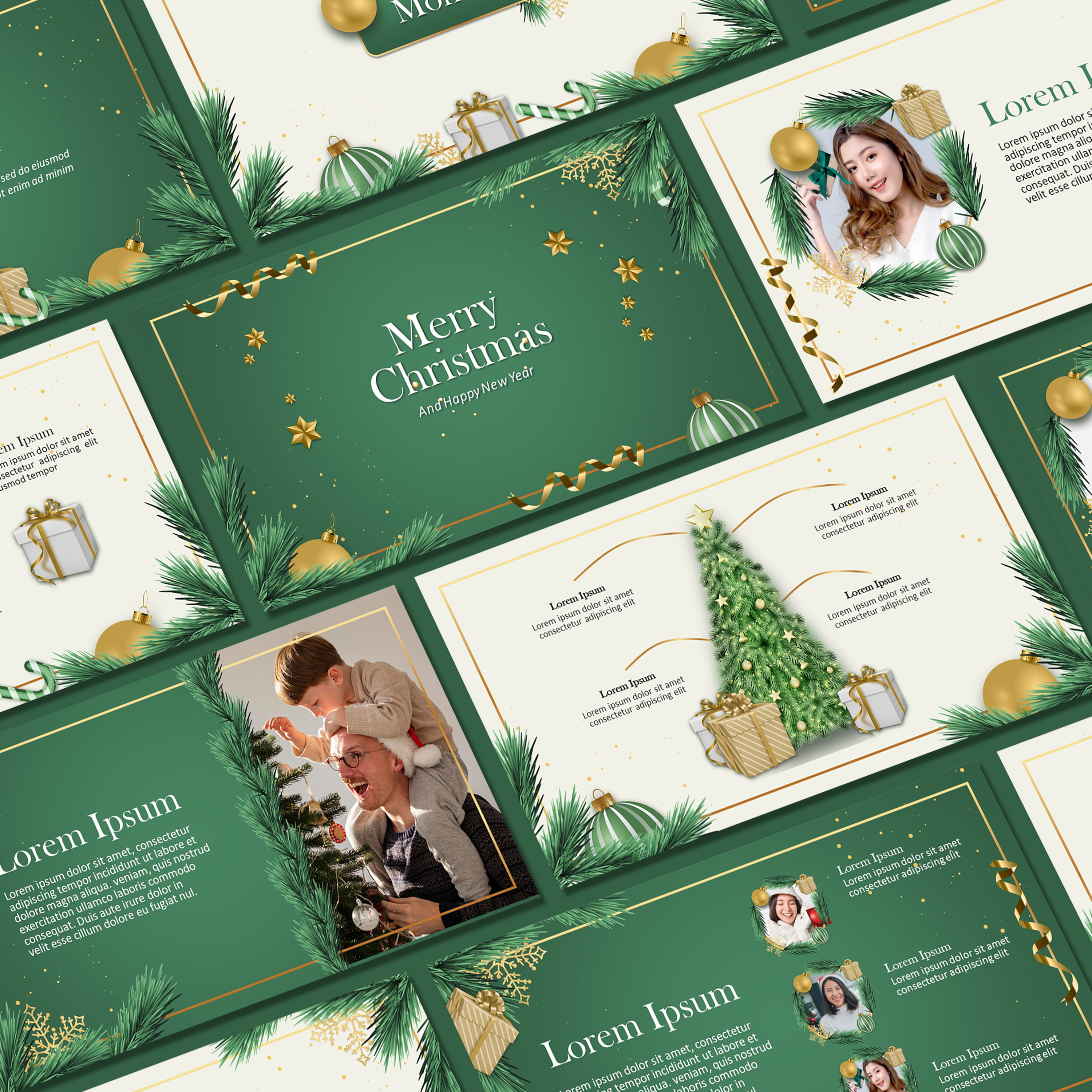 Christmas Presentation Template, a Presentation Template by SKY CREATION