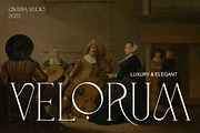 Velorum - Modern Elegant Luxury, a Serif Font by Qweera Studio (Thumbnail 1 of 12)