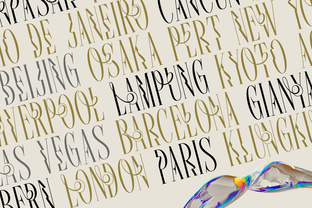Ground Village Typeface, a Sans Serif Font by alit design (Photo 16 of 17)