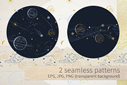 Space. Set of design elements, a Decorative Illustration by Nadia Murash (Thumbnail 3 of 5)