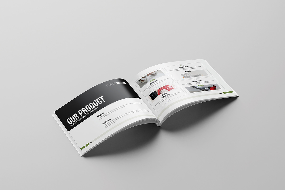 Product Catalog Template Landscape, a Brochure Template by Spark_Creative (Photo 4 of 12)