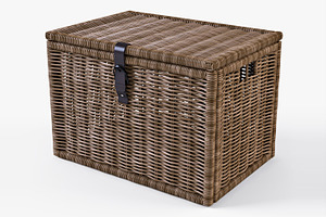 Wicker Rattan Chest Ikea Byholma