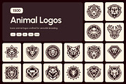 1500 Animal Logos, a Solid Icon by Creative Stall (Thumbnail 1 of 37)