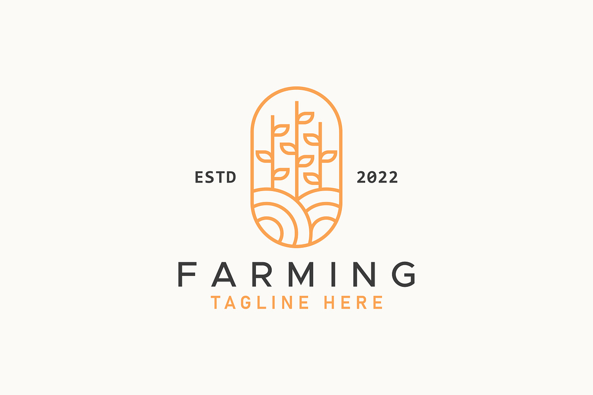 Agricultural Cultivate Plant Logo, a Branding & Logo Template by Signatoro
