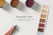 Material Moodboard Scene Creator, a Product Mockup by Ruby&Heart Collective (Thumbnail 13 of 20)