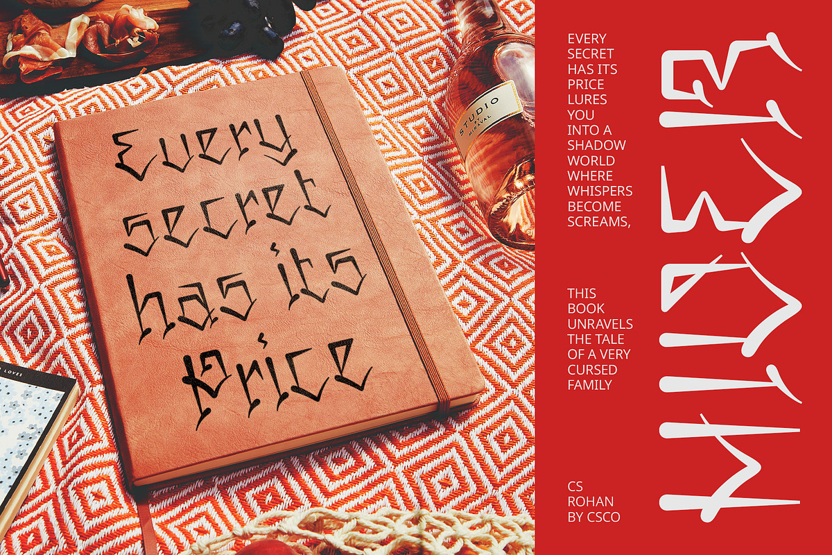 CS Rohan – Chicano Graffiti Font, a Sans Serif Font by Craft Supply Co. (Photo 7 of 8)