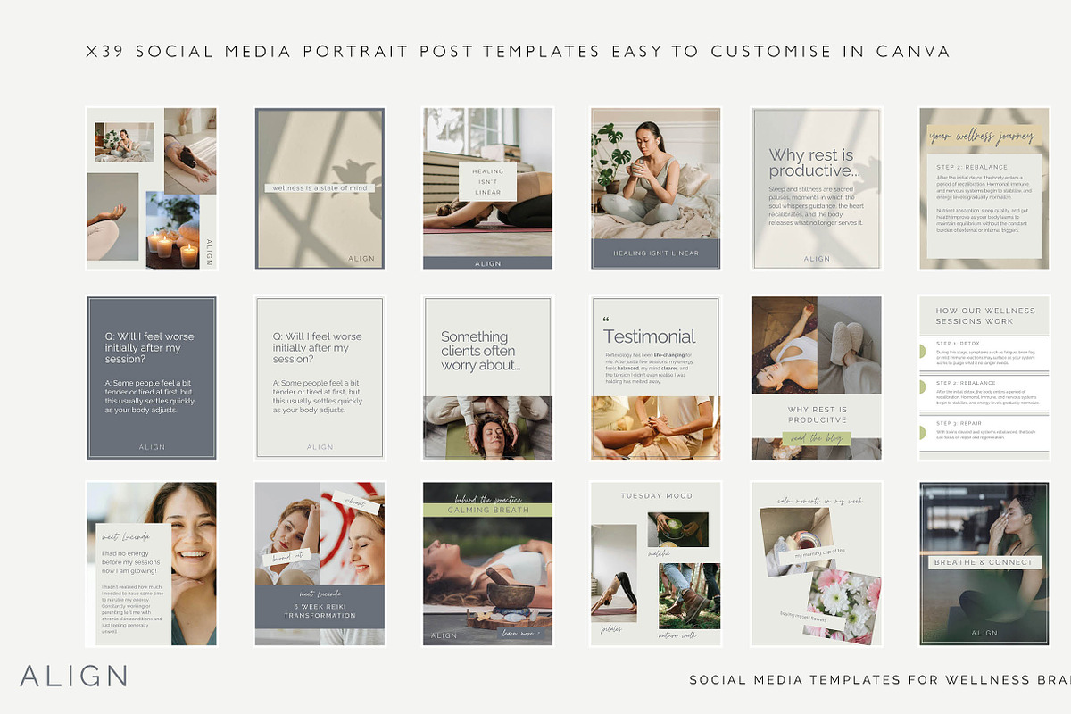 Spiritual Wellness Social Media Kit, a Social Media Template by CreativeWilderness (Photo 4 of 11)