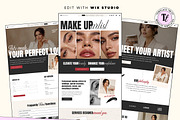 Makeup Artist Wix Studio Template, a Wix Template by Template Twist Shop (Thumbnail 3 of 10)