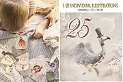 Сhristmas posters pattern advent, an Illustration by TanyaSchuka (Thumbnail 3 of 15)