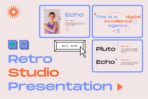 Canva Retro Business Presentation PS, a Presentation Template by Luna Studio