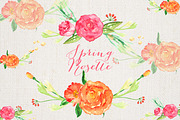Rose Watercolor clip art, an Illustration by LABFcreations (Thumbnail 2 of 2)