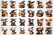 Cute Halloween Woodland PNG Clipart, a Seasonal Illustration by RobertsArt (Thumbnail 3 of 5)