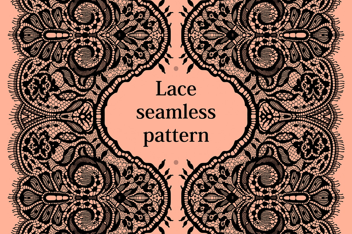 Lace seamless pattern., a Pattern Graphic by Ajuga (Photo 1 of 7)