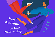 Brave Illustrations, an Illustration by Craftwork (Thumbnail 1 of 22)