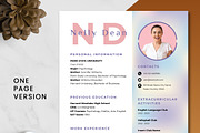 Sorority Rush Resume Template, a Resume Template by ResumeInventor (Thumbnail 2 of 8)