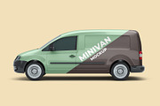 Mini Van Mockup - 6 views, an Advertising Mockup by Illusiongraphic (Thumbnail 3 of 20)