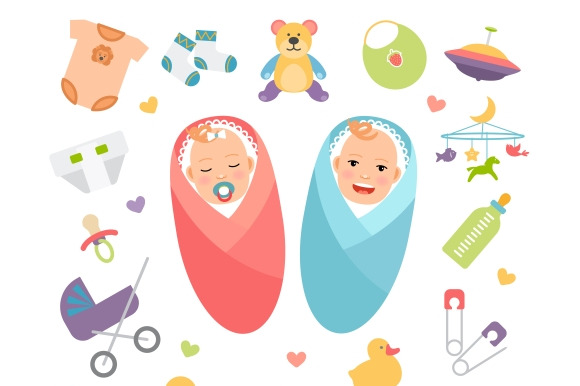 Babies And Baby Products Icons