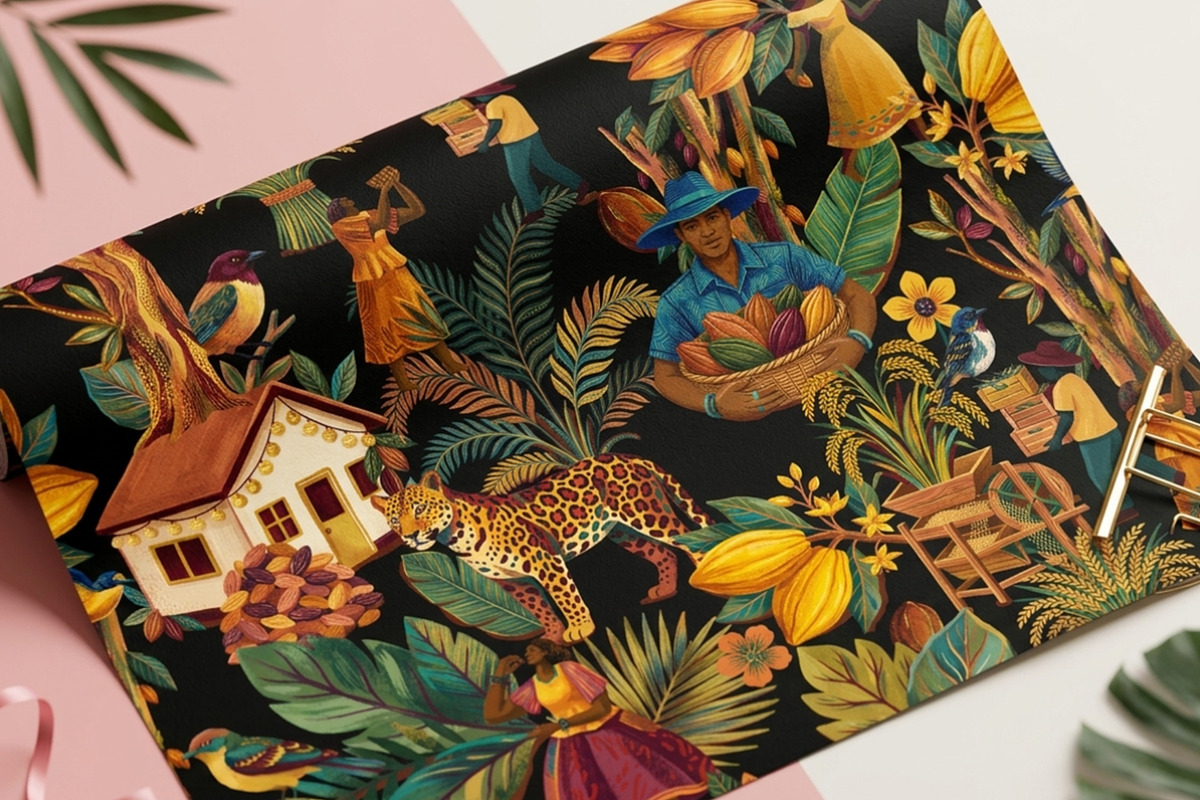 Cacao Luxury Pattern design, a Pattern Graphic by Luiz da Rolt Grathwohl (Photo 8 of 20)