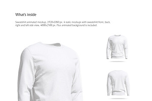 Sweatshirt Animated Mockup