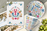 Sun and Sea. Vector Summer Patterns, a Pattern Graphic by Molly art (Thumbnail 12 of 21)