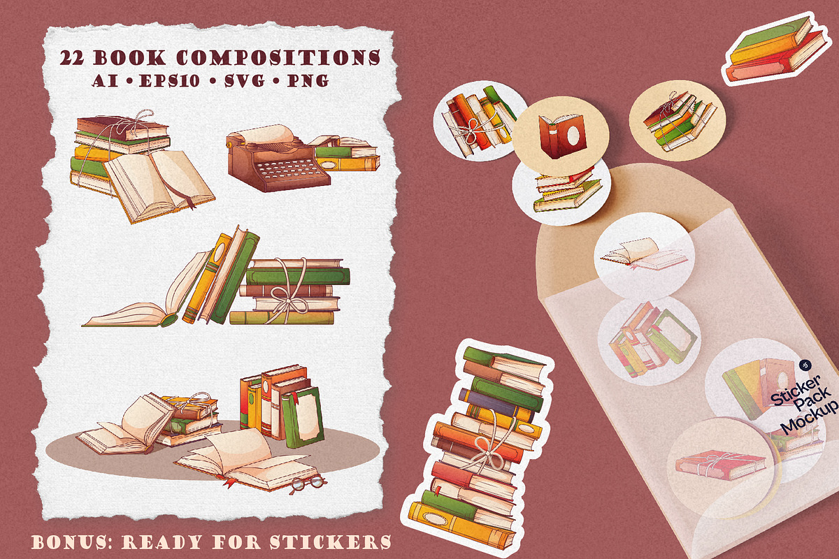 Book Universe Set, an Education Illustration by Bloom Art (Photo 3 of 9)