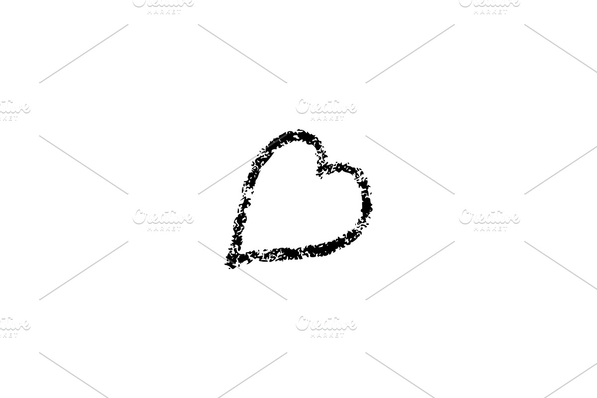 Crayon Doodle Hearts, an Object Graphic by Elena Pimukova (Photo 31 of 36)