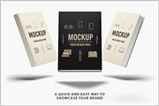 Floating Book Mockup PSD, a Product Mockup by Bruno's Shop (Thumbnail 2 of 4)