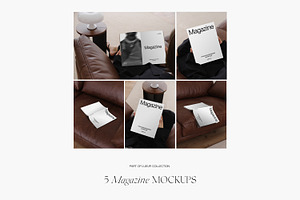 Magazine In Hands Mockups