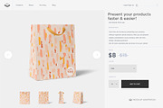 Carrier Size Gift Bag Mock-up, a Print Template by Branda Keeps (Thumbnail 12 of 17)