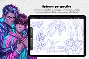 200+ BL Couple Poses Procreate Stamp, a Brush Add-On by Selentaori Studio (Thumbnail 7 of 11)