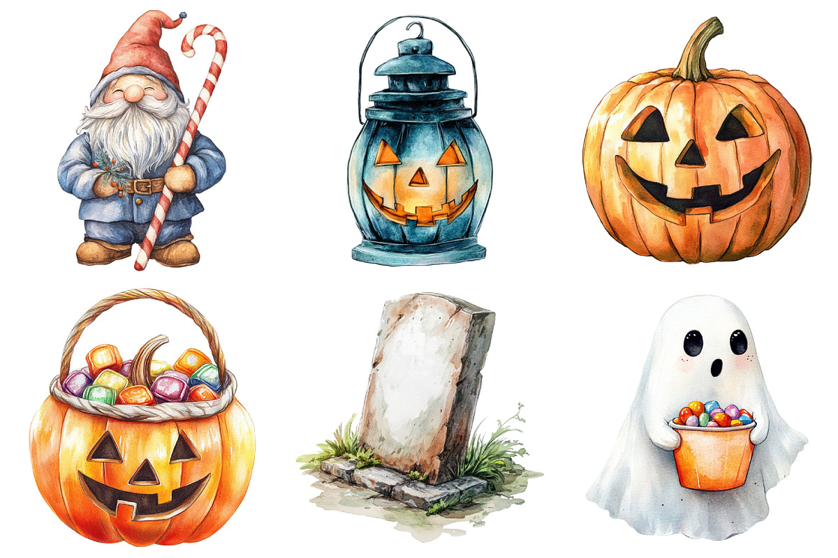 Halloween Season Clipart Bundle, an Illustration by Daily.Designs (Photo 3 of 4)