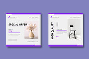 Clean Social Media Layout Set, a Social Media Template by MightyDesign (Thumbnail 4 of 7)