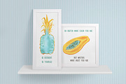 TROPICAL FRUITS Watercolor Set, an Illustration by Cat In Colour (Thumbnail 7 of 7)